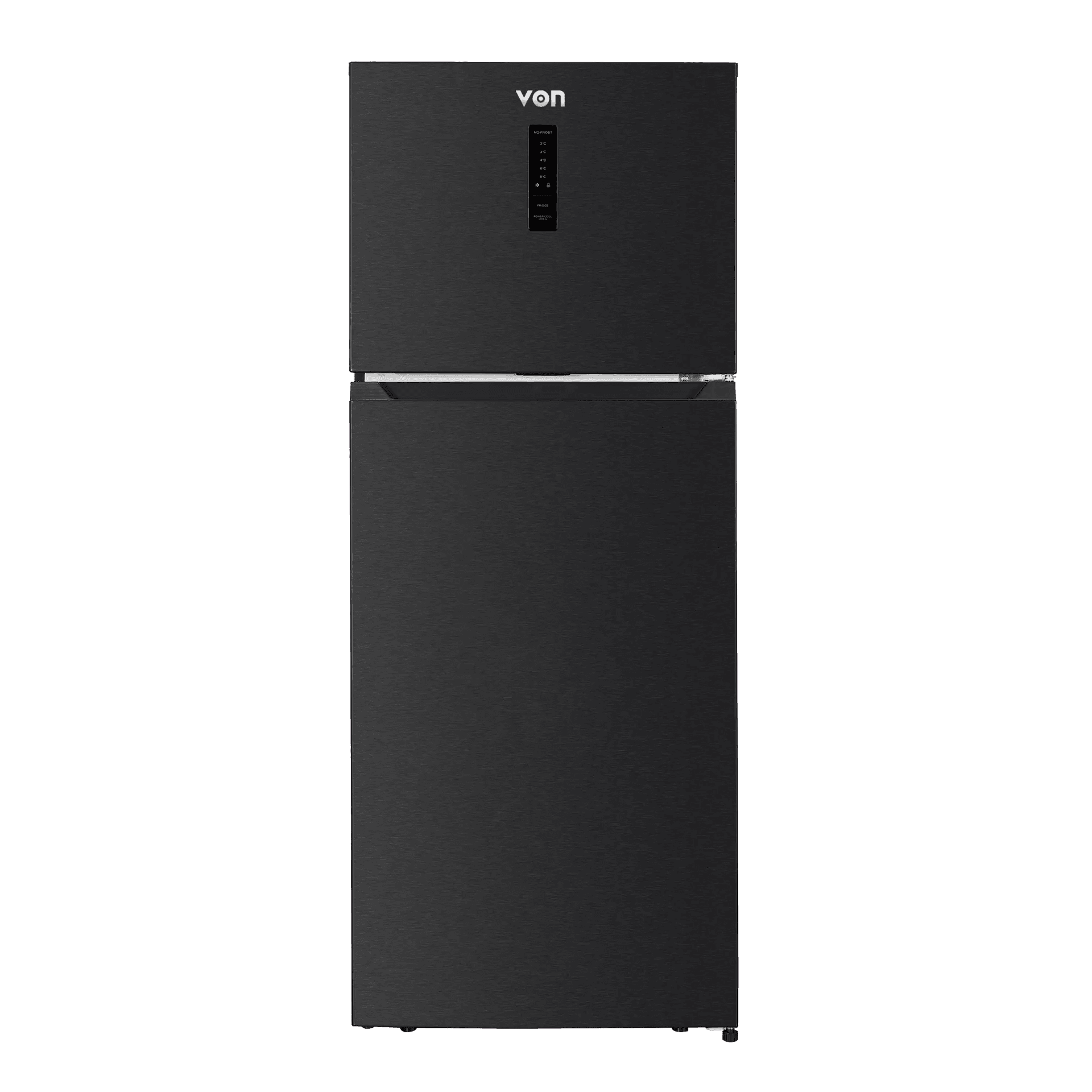 VON VRT-490NVAK Double Door Fridge, Top Mount Freezer, No Frost- 480L