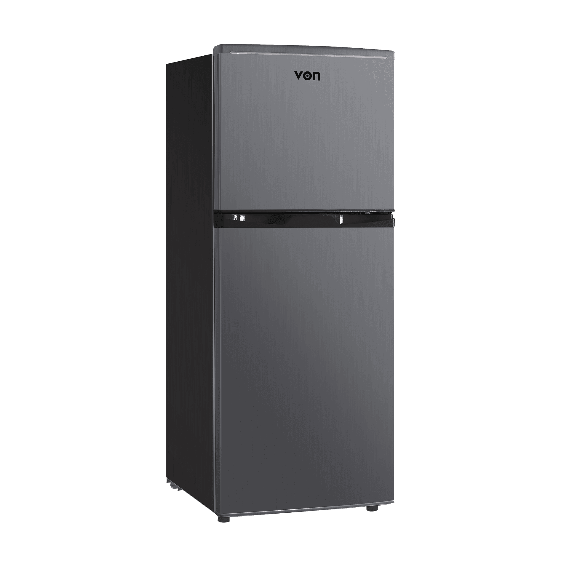 Von VRT-175DRHS Top Mount  Fridge, 175L - Silver