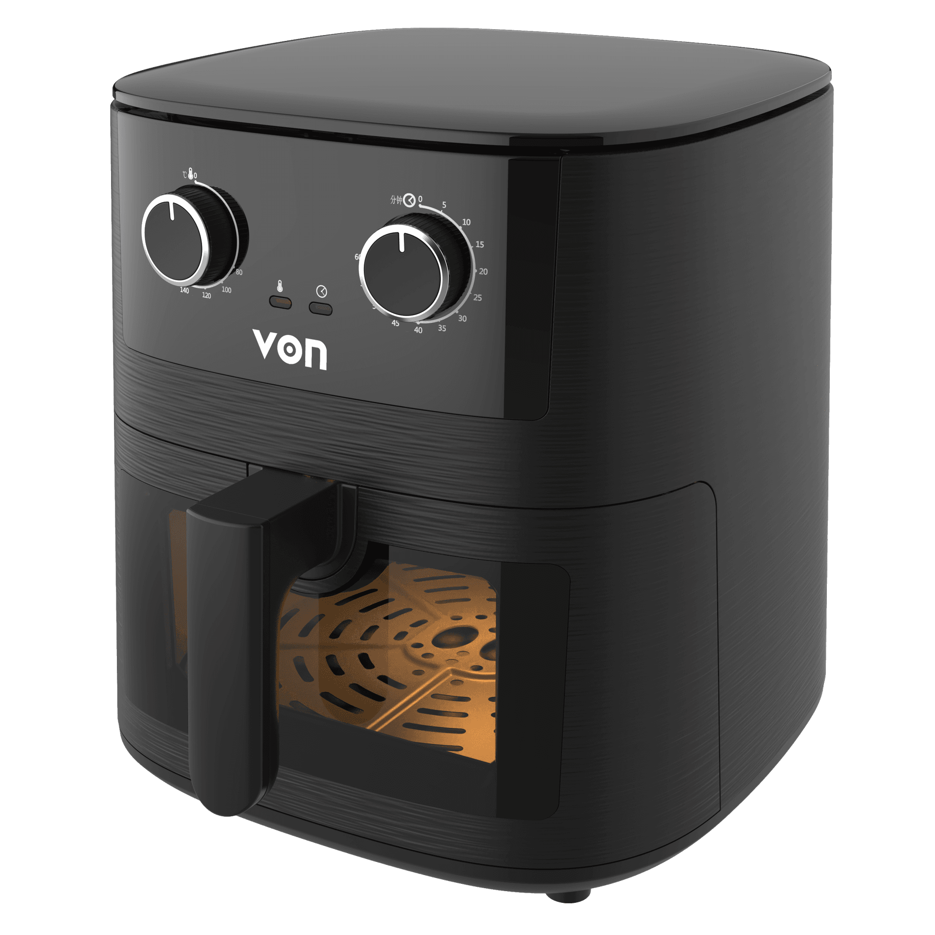 VON VAF065MCK Manual Air Fryer, 6.5L