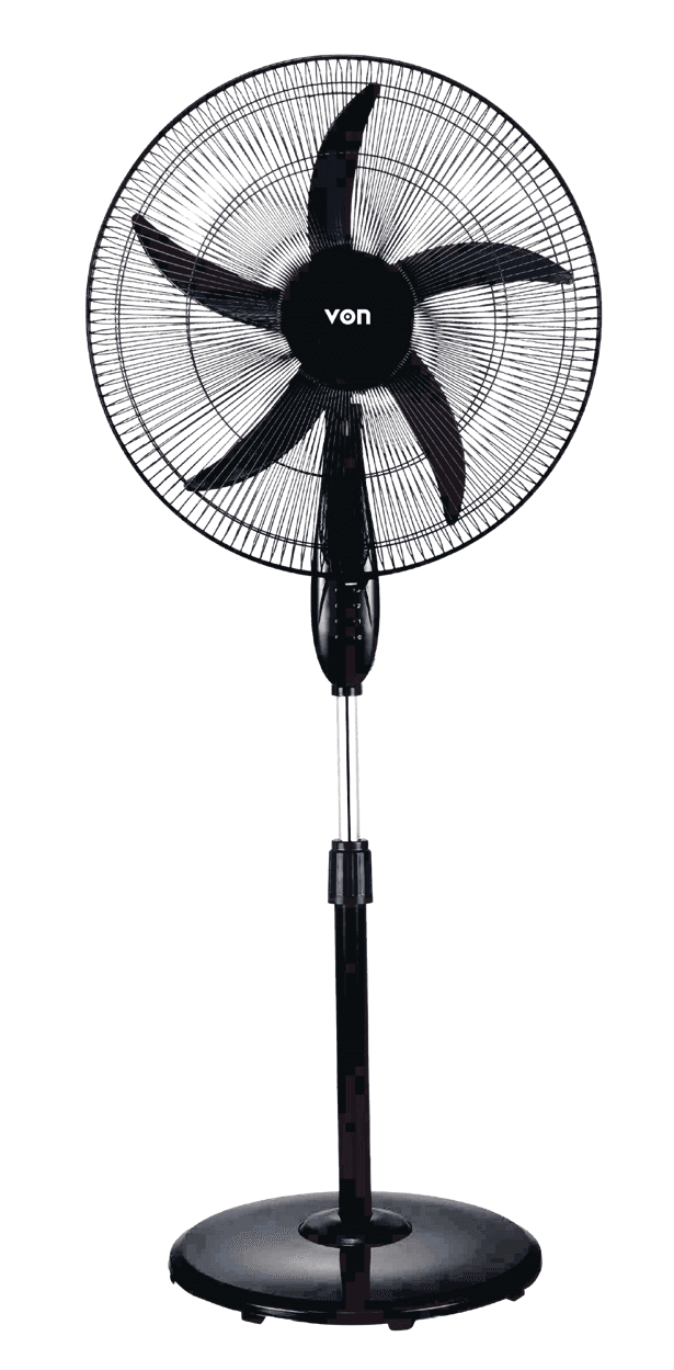 VON VFS-20656-MMK 20" Stand Fan - Black