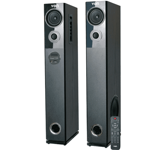 VON 2.0CH VEA2402ET Active Speaker Tall boy  Subwoofer 240W RMS