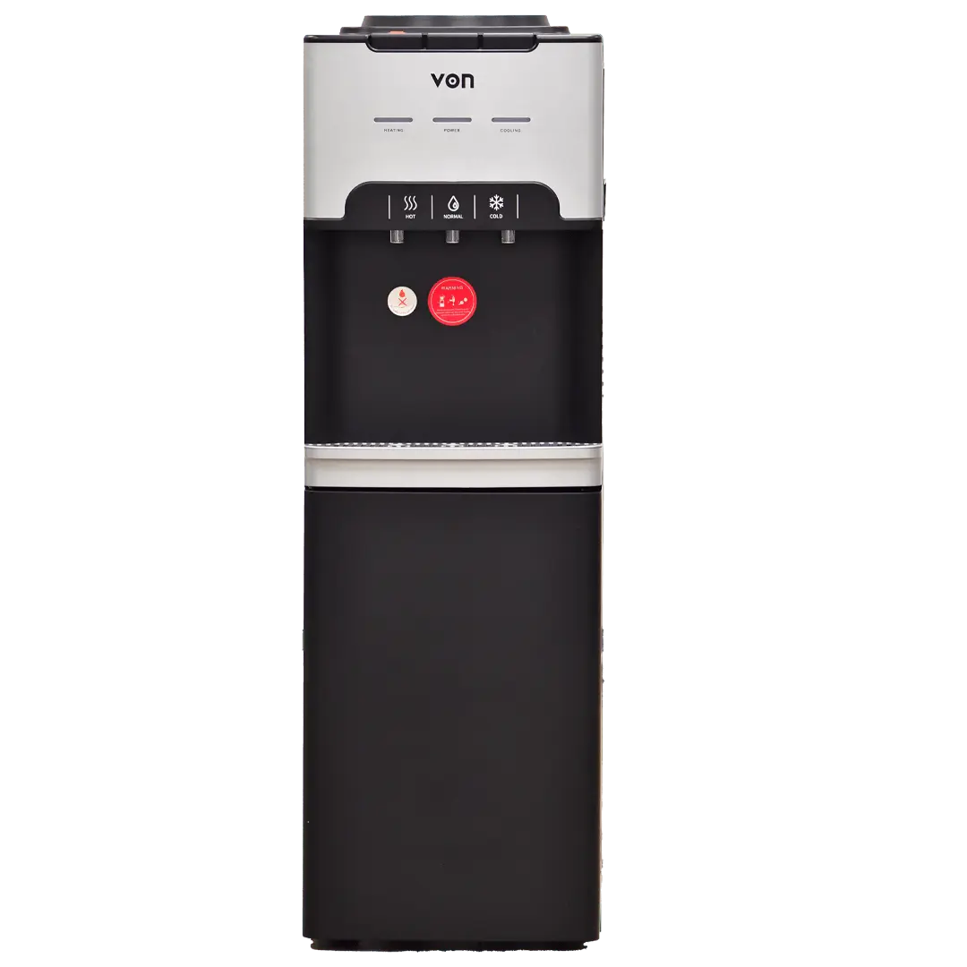 VON VDE-313CLK Water Dispenser, Electric Cooling - Dark Grey