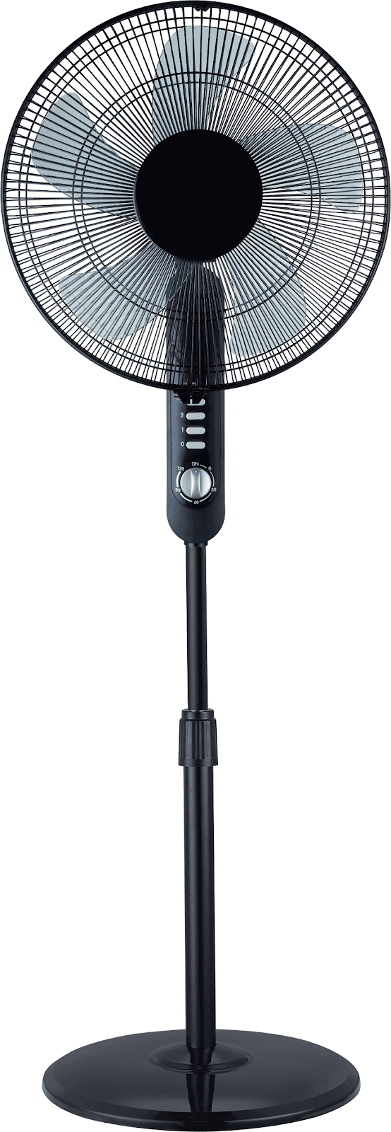 VON VFS-16506-MMK 16" Stand Fan - Black