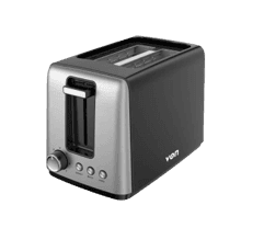Von VBT207CDK Toaster 2 Slice 700W - Black