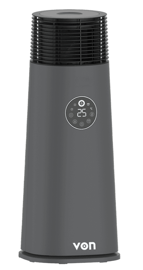 VON VHT203DYAK Tower Heater, 2000W - Black