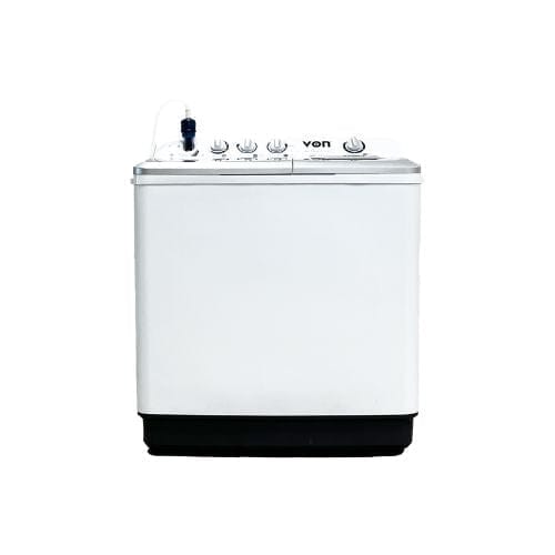 Twin Tub Washing Machine, White - 13KG