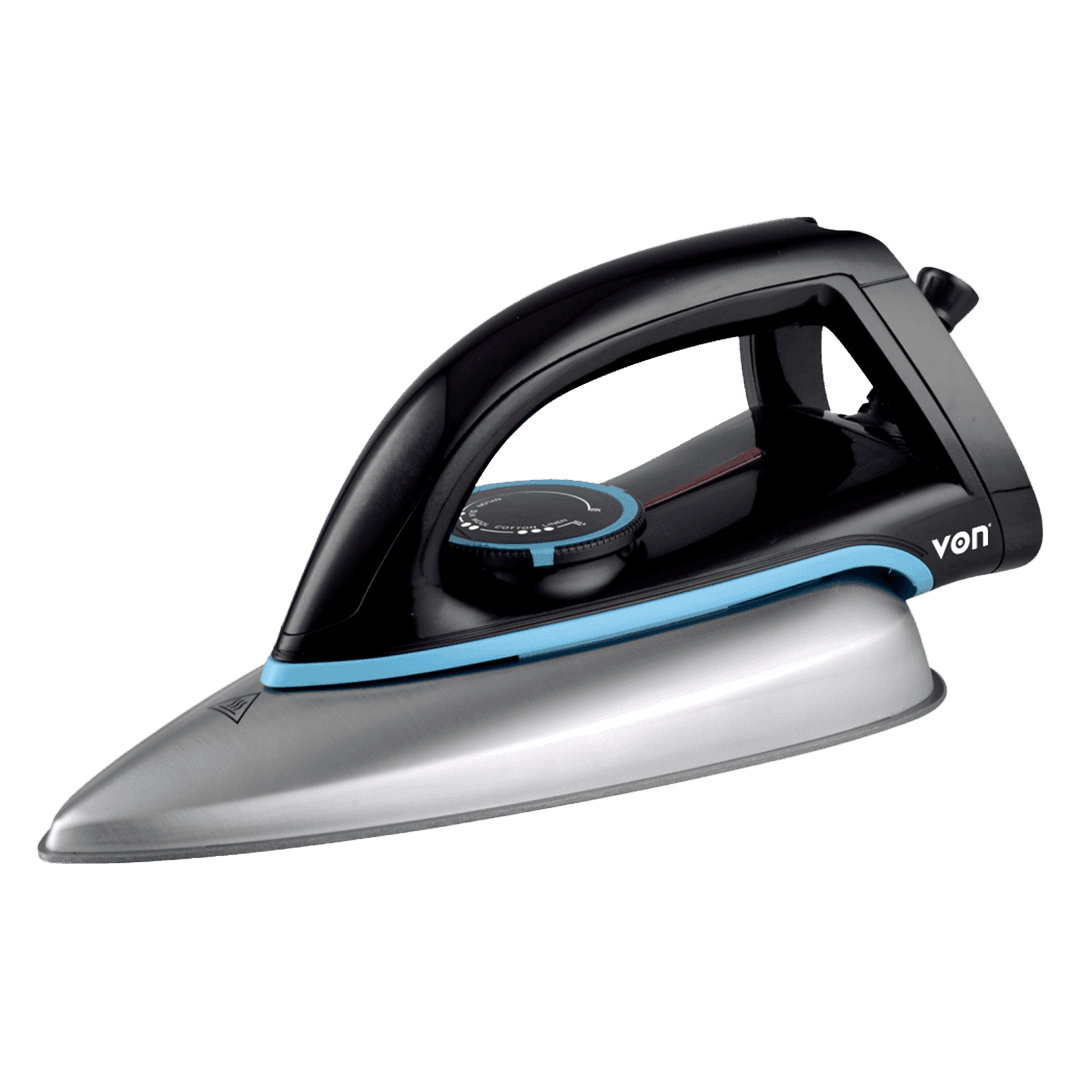 Dry Iron - Nonstick Teflon Soleplate, 1000W