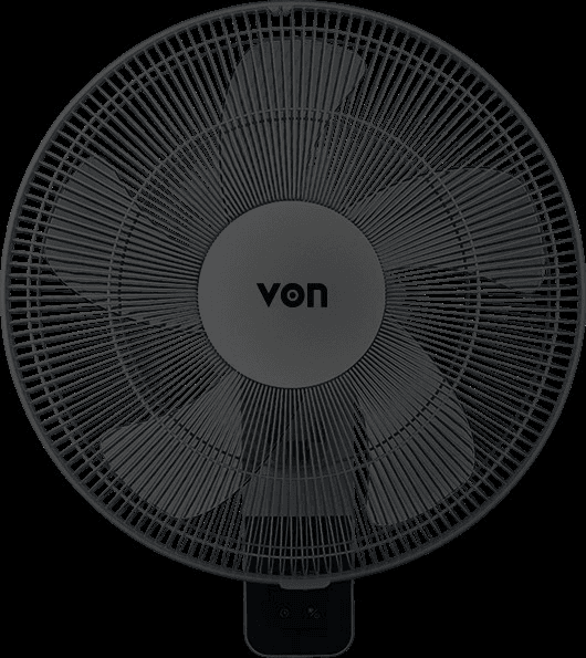 16" Wall Fan - Black