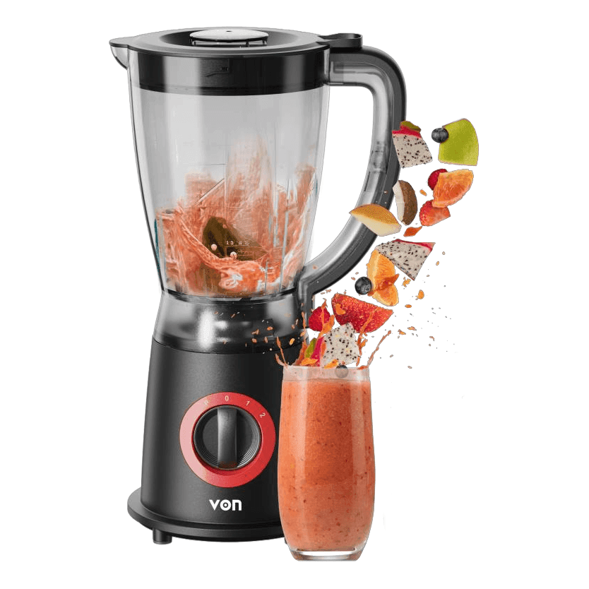 VON BLENDER VBP5026NLK 500W PLASTIC JAR BLACK