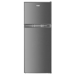 VON VRT-181DRAX Double Door Fridge, Top Mount Freezer- 181L