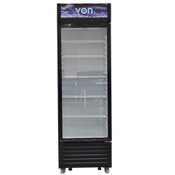 VON VZC38DXK Vertical cooler, 369 Litres - Black