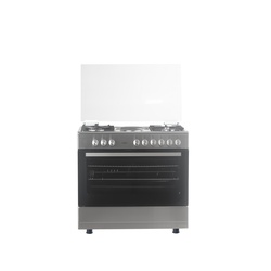 VON VCF964271FSX Freestanding Cooker – 4 Gas + 2 Electric Burners, Cast Iron Pan Support, Flame Failure Device