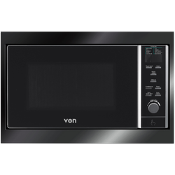 VON VBMG301DGK Built-In Microwave Oven - 30L, Black